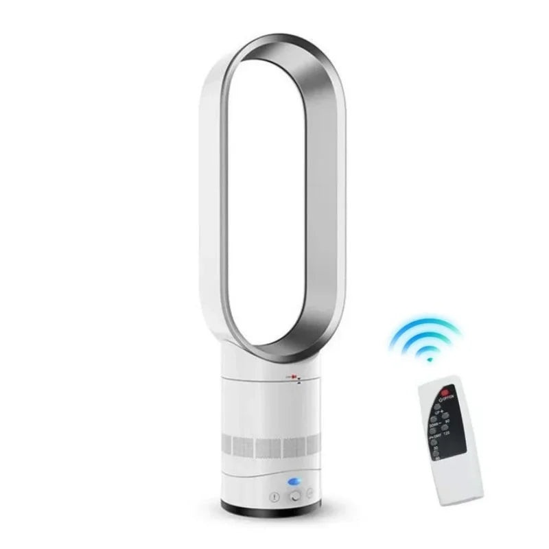 Ventilateur Tour Sans Pales — Télécommande, Silencieux, Oscillation 80°
