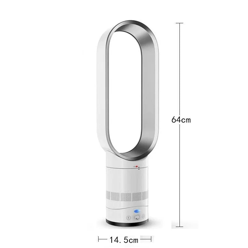 Ventilateur Tour Sans Pales — Télécommande, Silencieux, Oscillation 80°